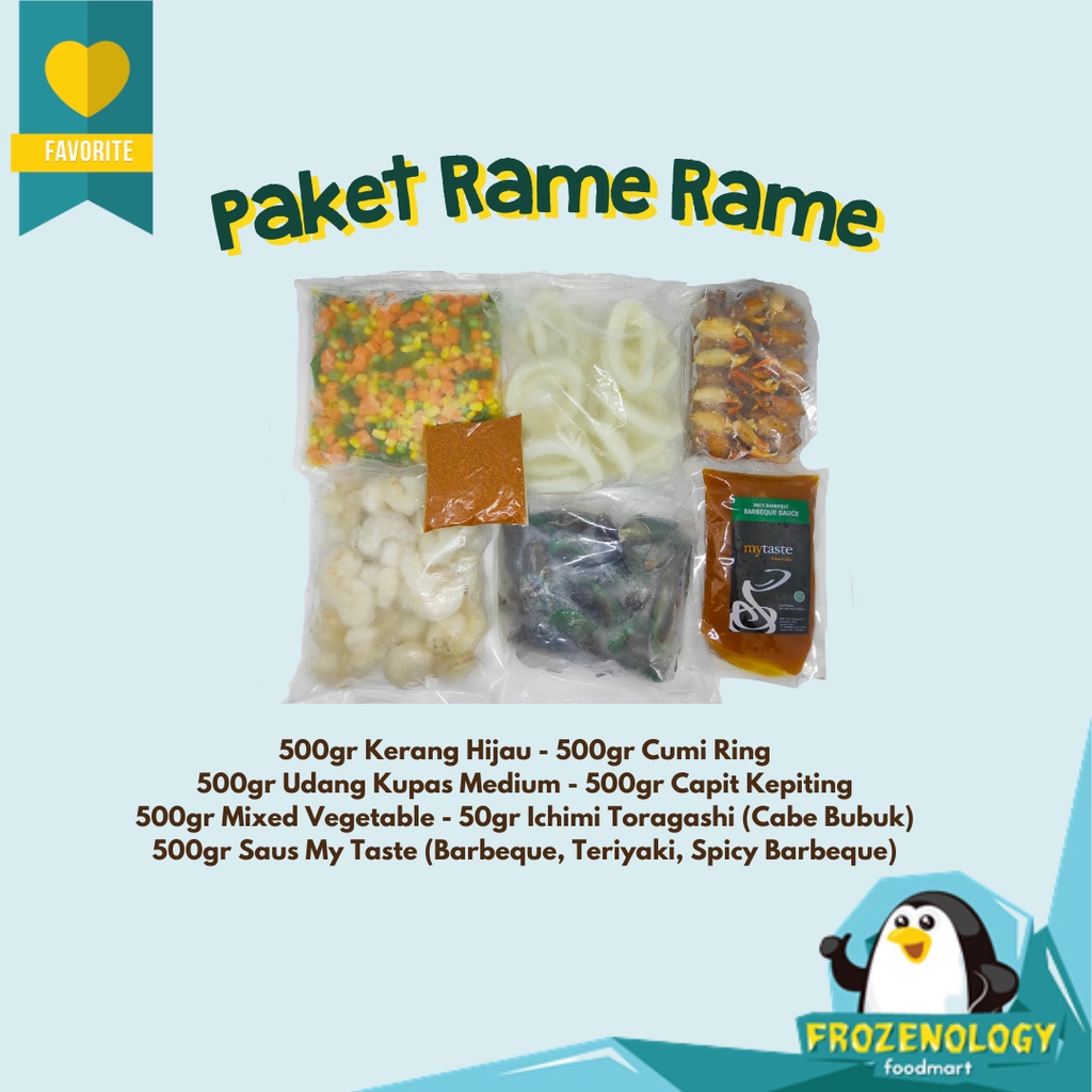 

Paket Rame Rame Kenyang Seafood
