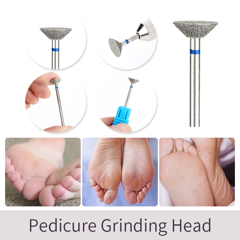 Mata Bor Pengikir / Pemoles / Pembersih Kutikula Kaki DIY Untuk Pedicure