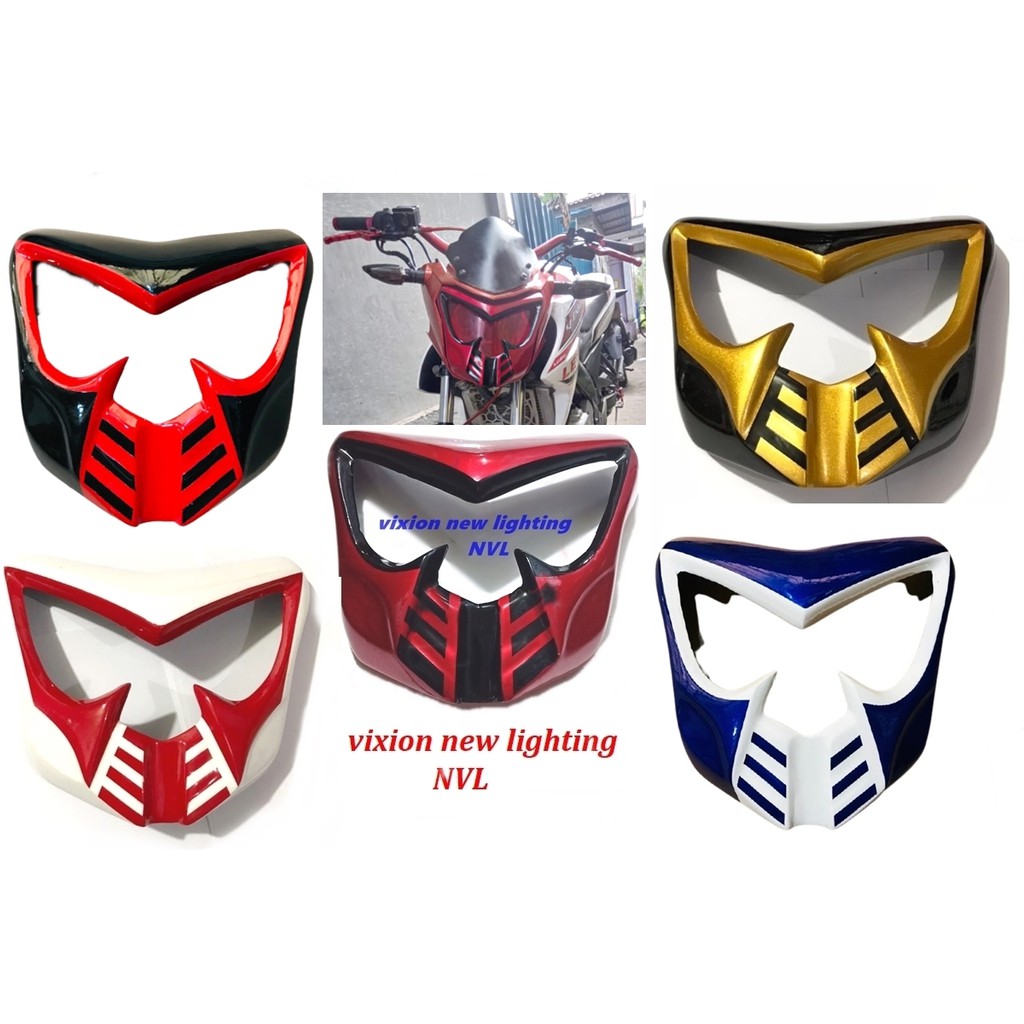 cover lampu vixion NEW LIGHTING NVL LIS LAMPU DEPAN YAMAHA VIXION NEW NVL