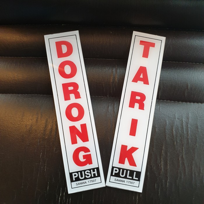 

NEW Papan tulisan dorong tarik/sign board acrylic