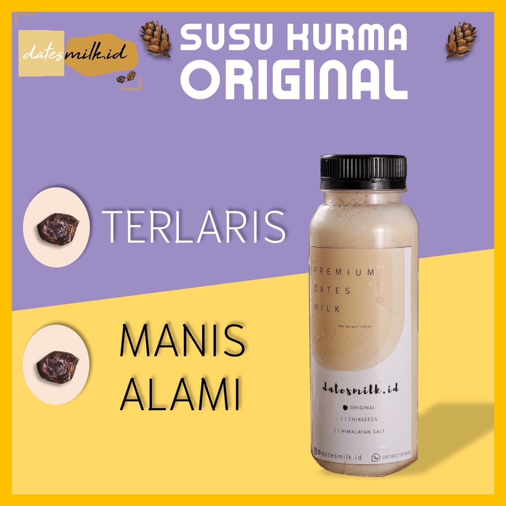 

Susu Kurma Dates Milk Ampuh Pelancar ASI Booster Ibu Menyusui Penggemuk Badan Dewasa dan Anak Viral