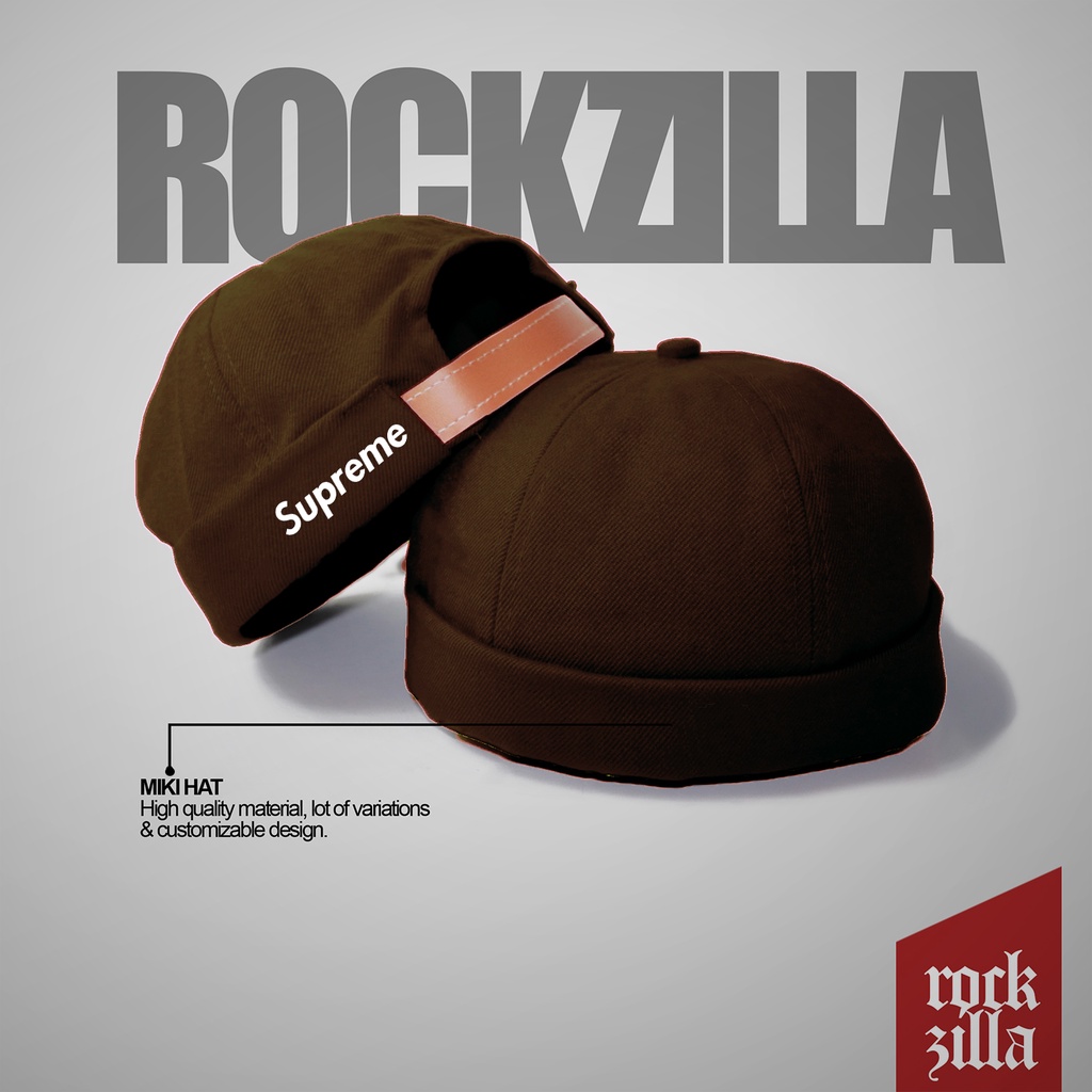Peci Miki Hat DEWASA Topi Peci Miki Hat SUPREME  Kopiah Peci UAS GROSIR DAN ECER