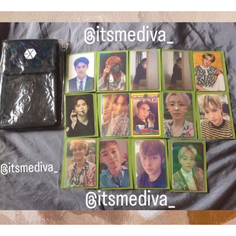 [Ready] pc photocard sehun suho chanyeol kai lmr japan filmlive japan self portrait power kokobop lo