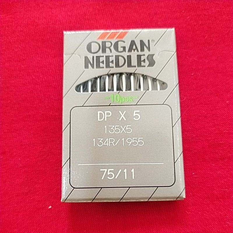 Jarum DPX5 merk organ jarum lobang kancing