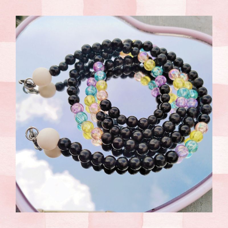 Strap Mask manik - manik