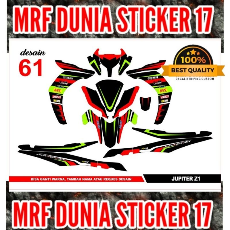 Sticker decal Jupiter Z1 Full Body Striping Jupiter Z1 Sticker Jupiter Z1 Sticker Jupiter Z1 61