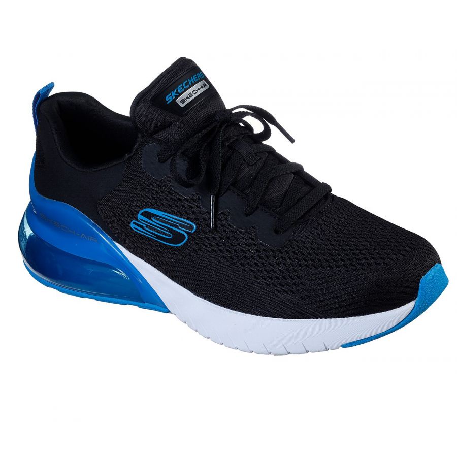 Skechers Skech Air Stratus Maglev Black Blue. Mens Sneaker. 232056BKBL