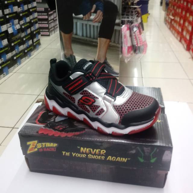 100% Original Sepatu Skechers Zstrap Burble