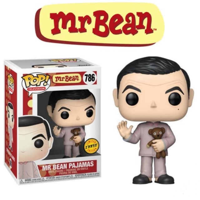 Original Funko POP Television Mr.Bean - Mr. Bean Pajamas (Teddy Bear) [Limited Chase]