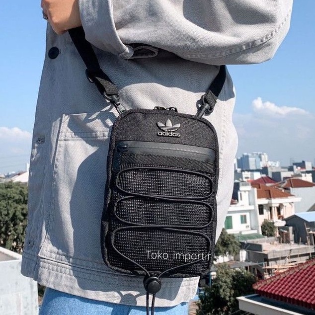 Slingbag Adidas Mini / Tas Selempang Pria Kualitas Import Mirror ORI Unisex