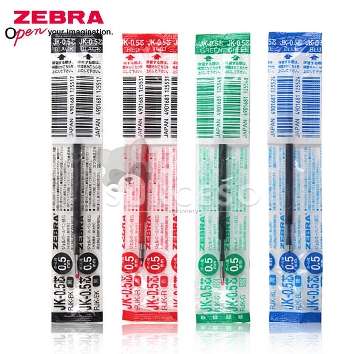 

Zebra Refill Isi Sarasa Seri JK / Refill Sarasa 3+S