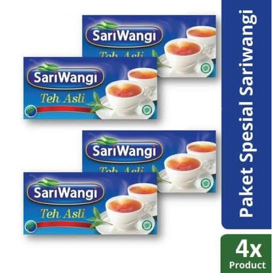 

Sari Wangi Teh Celup Tea Bag 30 Pcs bundle 4
