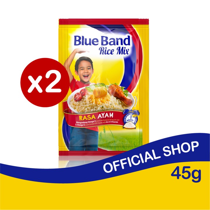 

Blue Band Rice Mix Chicken 45 gr x 2 pcs