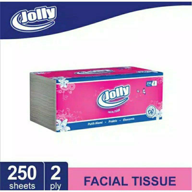 Tisu Green soft / Jolly facial tissue 250 sheets