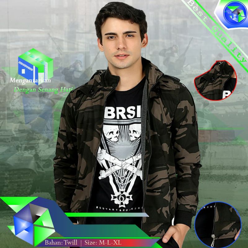 Jaket Army Pria || Jaket Parka Pria ||Jaket Tentara Pria || Jaket TNI Pria || Jaket Pria || NKTSA