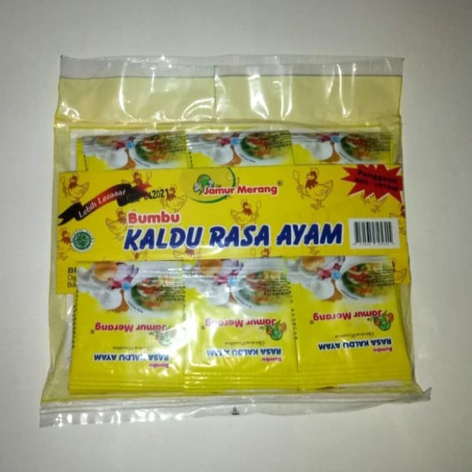 

Kaldu jamur rasa ayam pengganti MSG