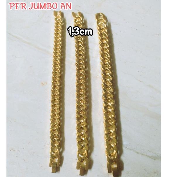 ♘ gelang rante Sultan Asli titanium, awet tahan lama tdk hitam, tdk luntur, anti karat selamanya ☏