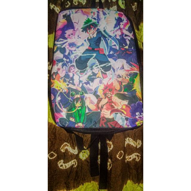 

Tas Punggung gambar 3D Motif My Hero Academia ( Boku No Hero )