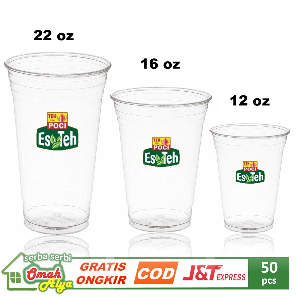 Jual Cepat Respon Cup Gelas Berstiker Teh Poci Ukuran Jumbo 22 Oz Dan Ukuran Sedang 16 Oz 1 9549