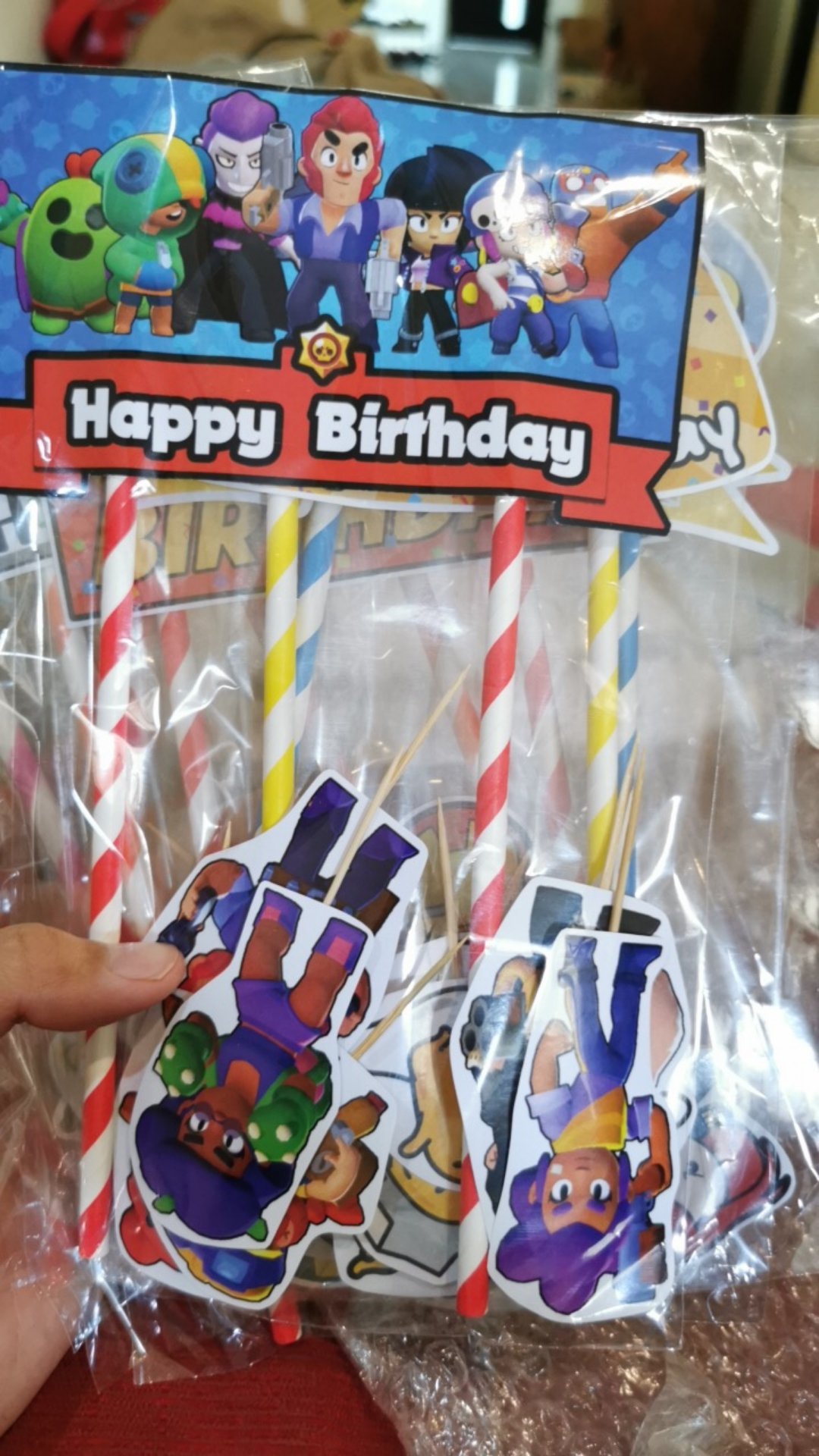 Hiasan Kue Cake Topper Birthday C1 Paw Patrol Isi 7