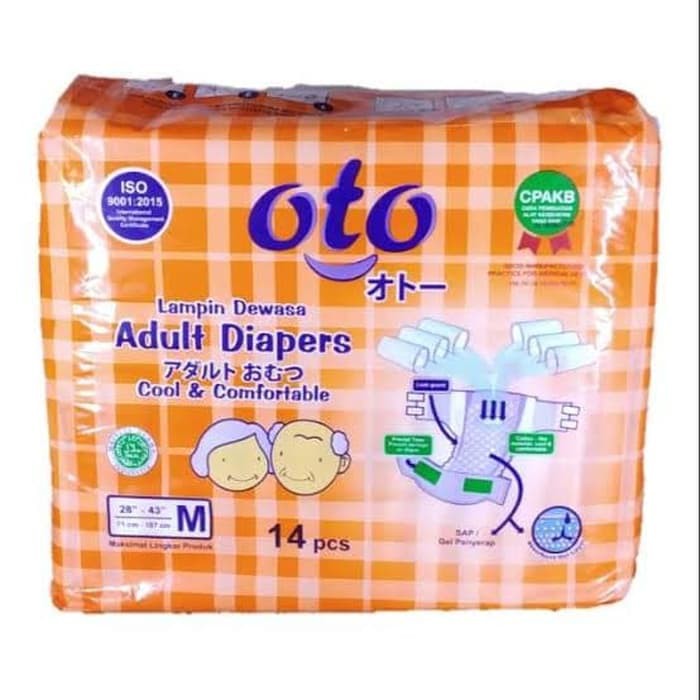 OTO ADULT DIAPERS M14  POPOK DEWASA OTO M14