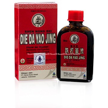 Shen Nong Shi 30ml Die Da Yao Jing Obat Merah Meringankan Luka dan Bengkak Diedayaogin