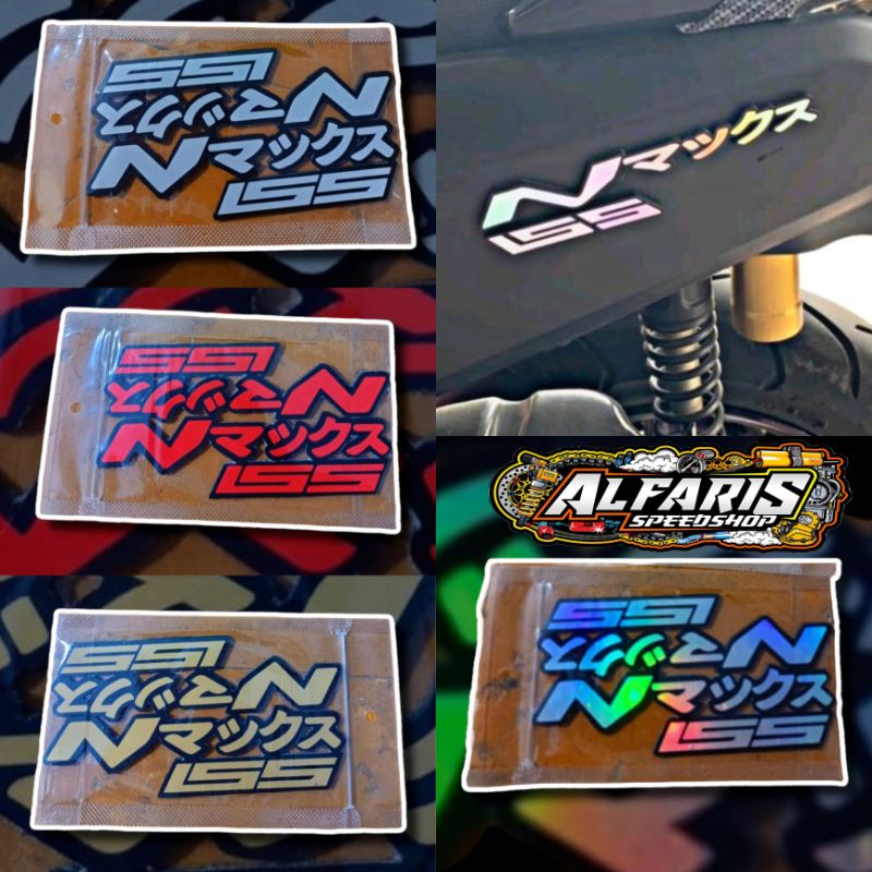 EMBLEM YAMAHA NMAX 155 TIMBUL 3D TEBAL 2ML 1SET SEPASANG KANAN KIRI