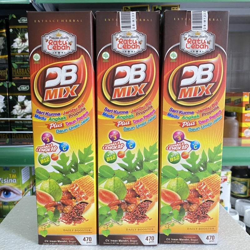 Sari kurma Angkak  DB Mix Ratu lebah - 470gram