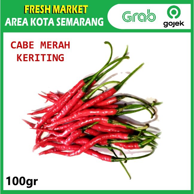 

[FRESH MARKET] Cabai Merah Kriting Segar Sayur Masakan Dapur 100gr