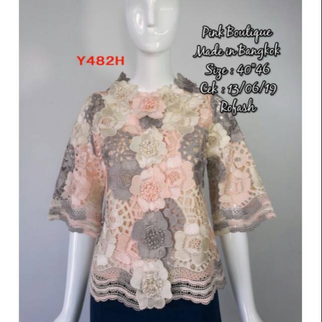 Koleksi terbaru dari Pink Butik Bangkok full brokat premium