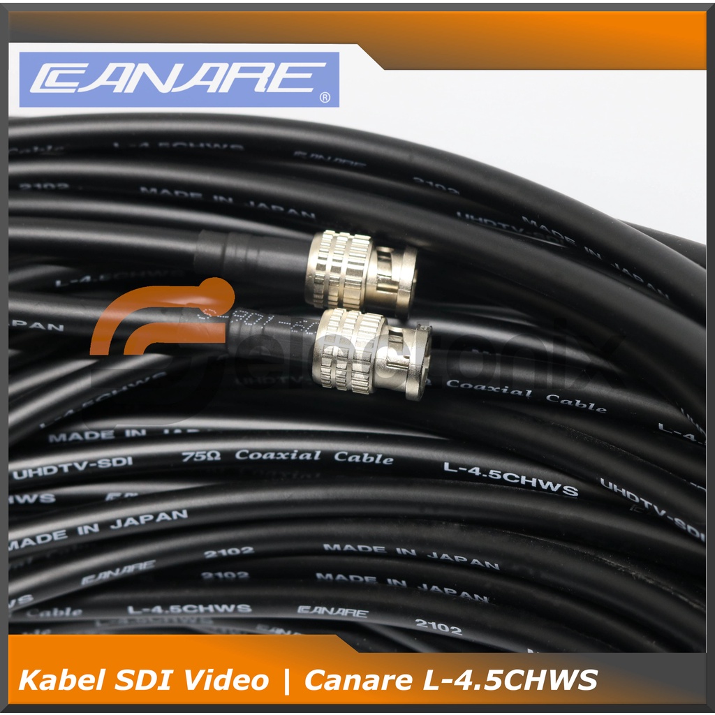 [10m] Kabel SDI Video BNC-BNC | Canare L45CHWS