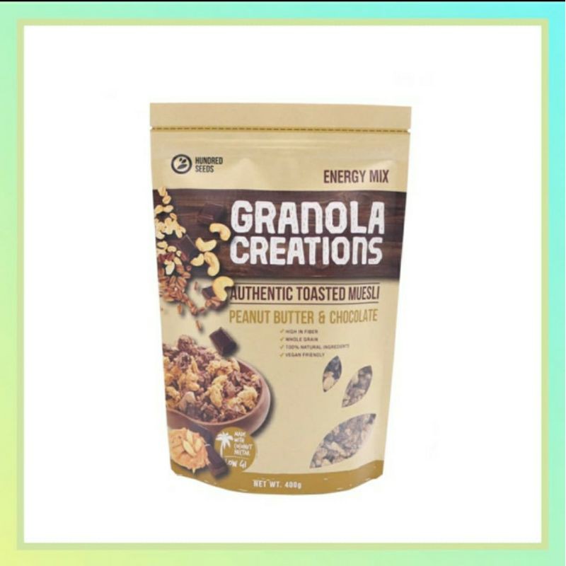

Hundred Seeds Granola Creation Peanut Butter & Chocolate
