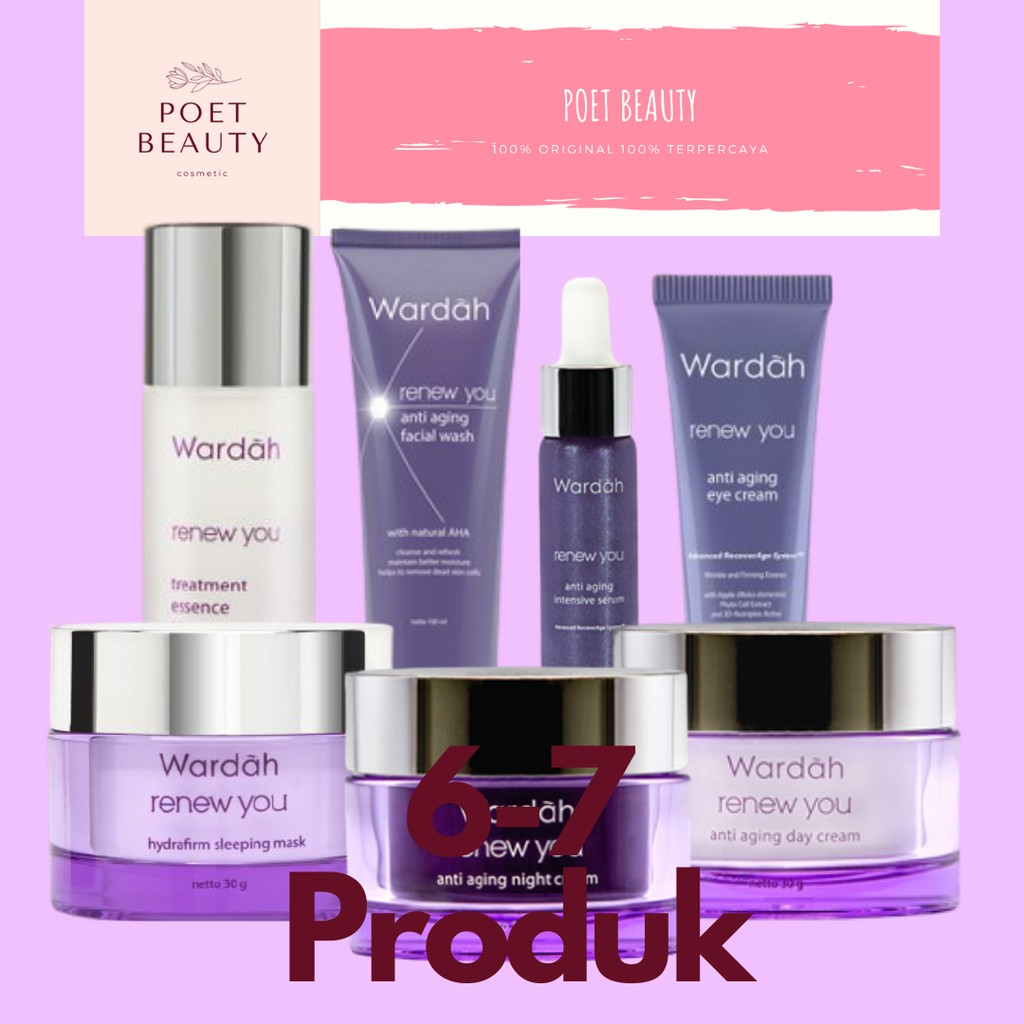 Wardah Renew You Series Paket Series Lengkap 6-7 Produk