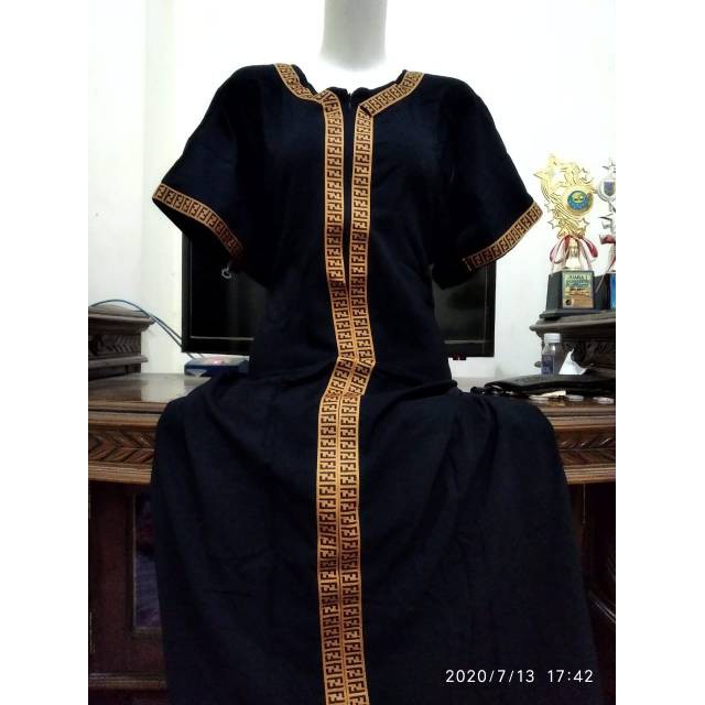Daster arab dlusia fendi midi terbaru-3
