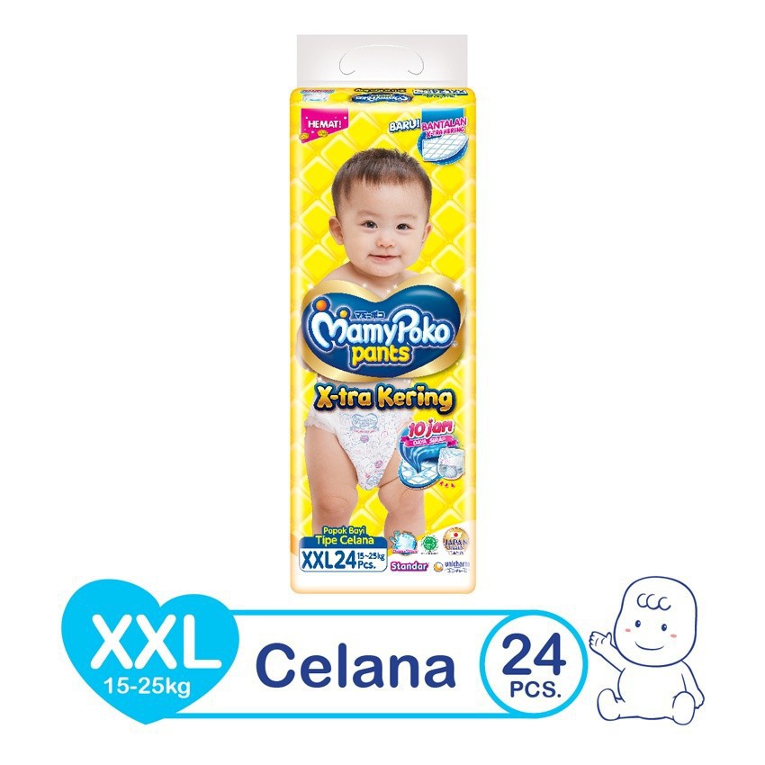 MAMY POKO STANDARD XXL 24 / Popok celana anak &amp; bayi