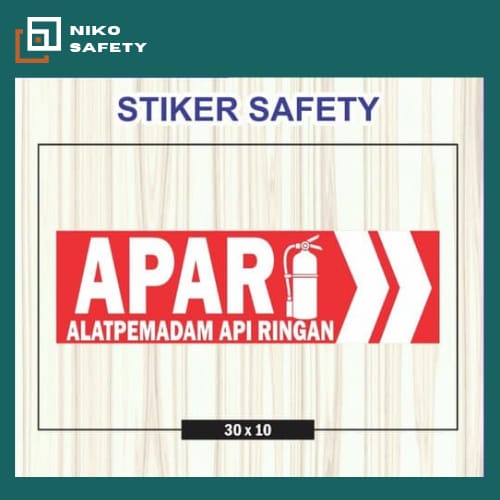 Jual Sticker Safety Sign Label K Stiker Apar Alat Pemadam Api Ringan Sticker Custom Nico