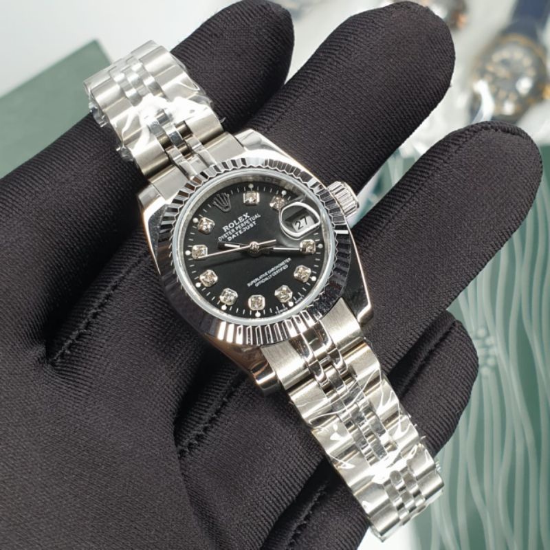 Jam Tangan Wanita Merk Rolex Datejust Silver Automatic