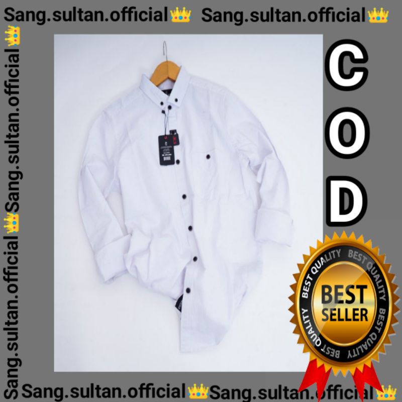 BAJU HEM PRIA PUTIH POLOS BAJU KEMEJA LAKI LAKI PUTIH POLOS BAJU KERJA KANTOR PRIA LAKI LAKI PUTIH K