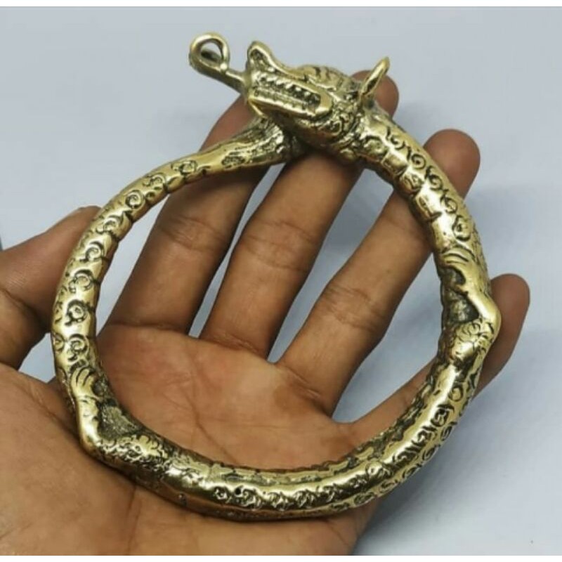 Gelang Kuningan Model Naga