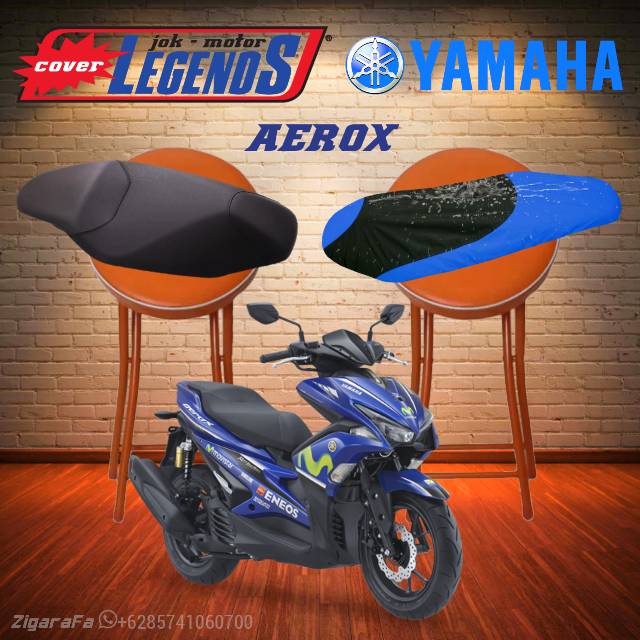 Cover Jok AEROX Waterproof / Sarung Mantel Jok Aksesoris Motor Variasi Custom