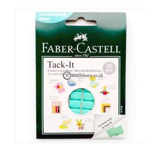 

Hemat Faber Castell Tack It Reusable & Removable Adhesive Glue 30 Gr Green # Limited
