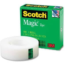 3M Scotch Magic Tape 810 , 1/2 Inch x 36 Yard (PCS)