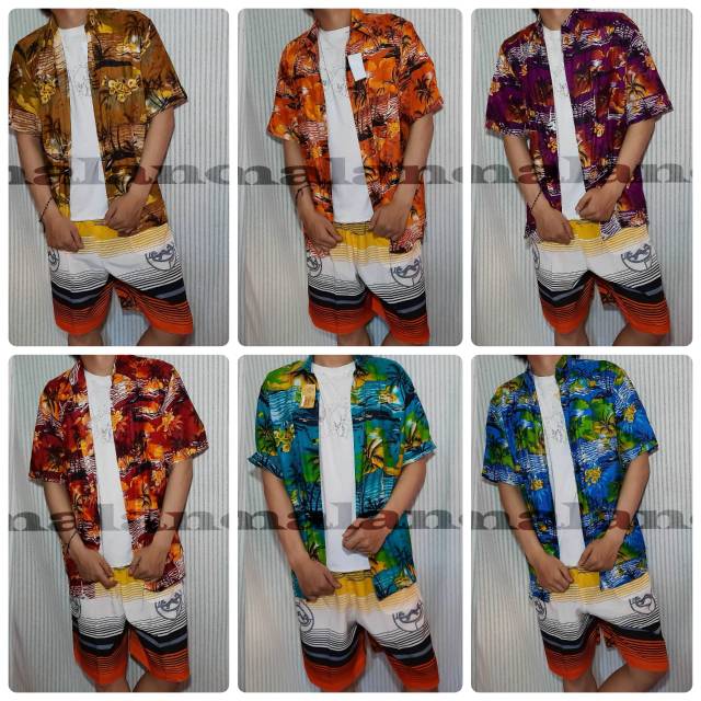 BAJU PANTAI/kemeja bali pantai UNISEX