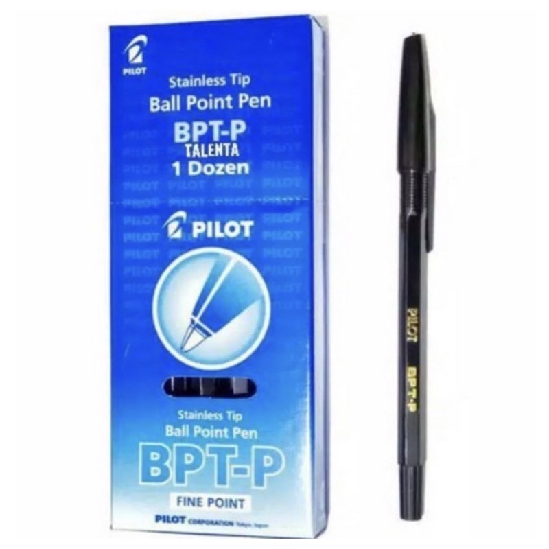 PULPEN PILOT BPTP HITAM / PEN PILOT BPTP HITAM (12 PCS)