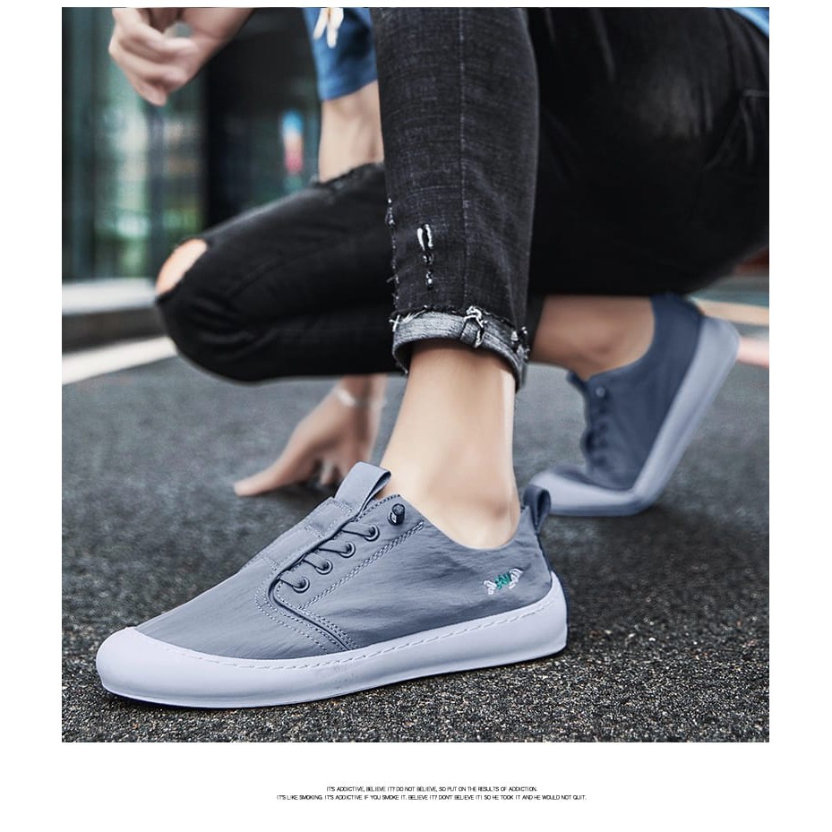 Sepatu Sneakers Import Slip On Pria / Wanita ARF1 Crocodile Santai Casual Kasual Gaul