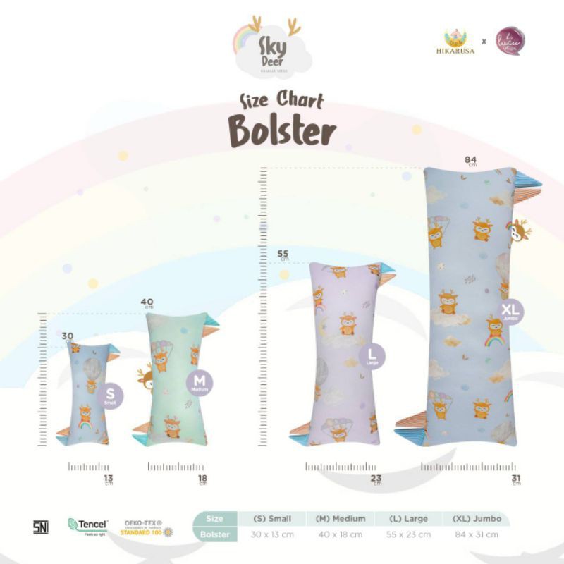 Hikarusa Bolster - Guling Bayi Sky Deer