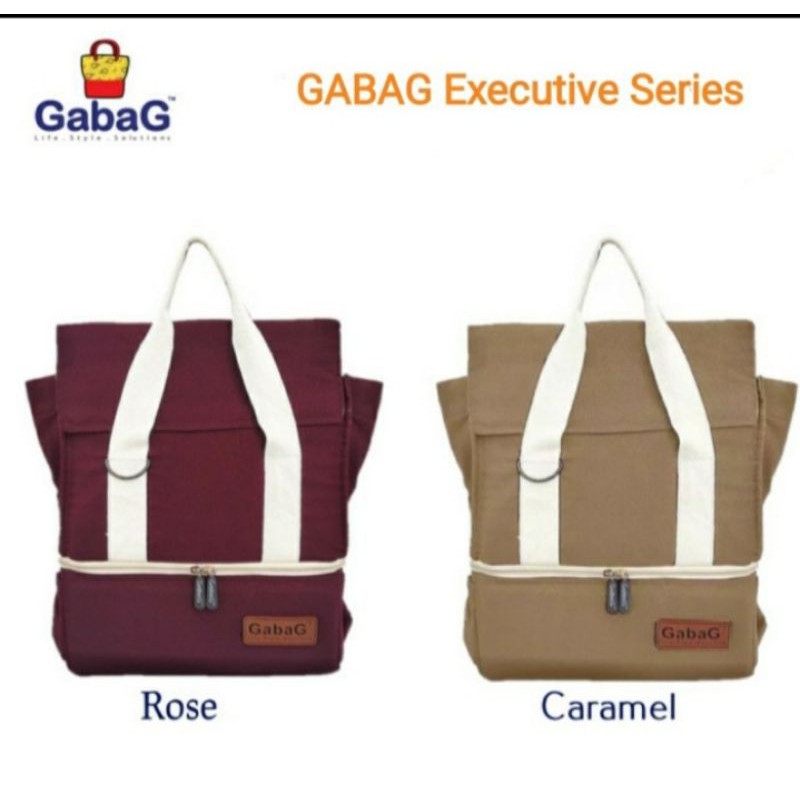 GABAG Executive Series Rose dan Caramel Cooler Bag Diaper Bag