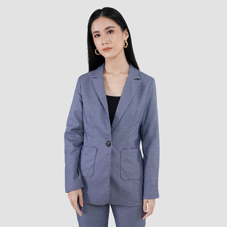 Mississippi Blazer Wanita Lengan Panjang I31000002M Biru