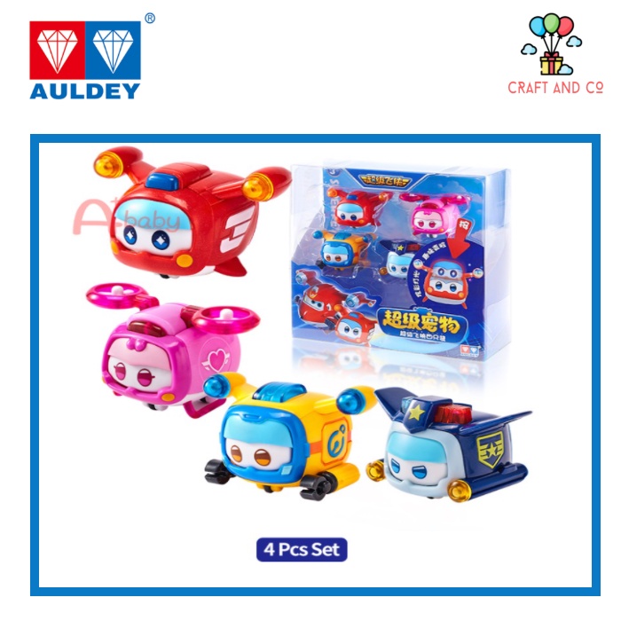 Super Wings Auldey Toys Pet Light / Stack Tower / Switch Face changing figure