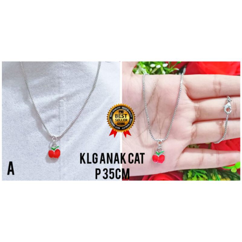 Kalung anak motif kepala hello Kitty murah